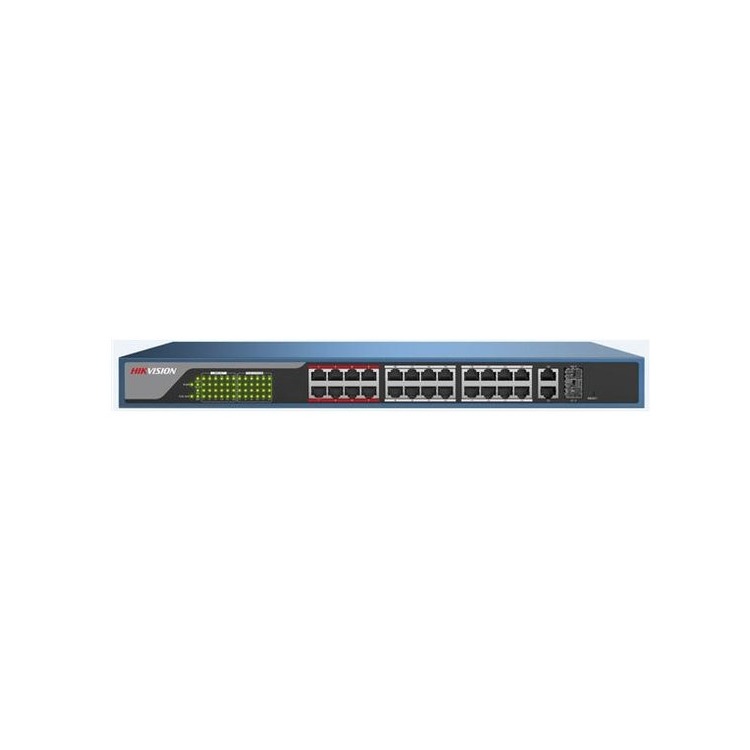 DS-3E1326P-E - HIKVISION - Switch administrable via WEB /      