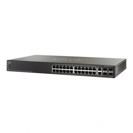 SG500-28P-K9-NA  -  Switch Cisco 24-Port 10/100/1000 + 4GE(5