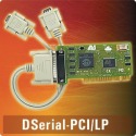 DSerial-PCI/ LP  -  PCI dual 9-pin 16550, supports IRQ shari