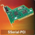 SSerial-PCI  -  PCI single 9-pin 16550, supports IRQ sha