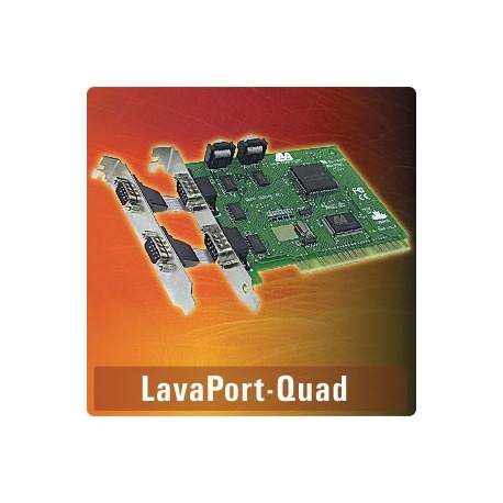 LavaPort-Quad  -  PCI 4-port 9-pin, COM 3-8, all ports sha