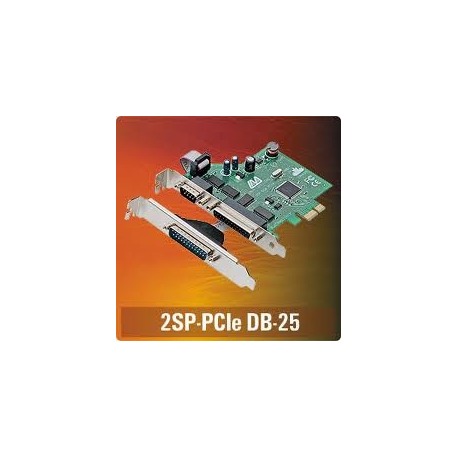 2SP-PCIe[9,25]  -  2 port serial, 1 port parallel, PCIe, fu