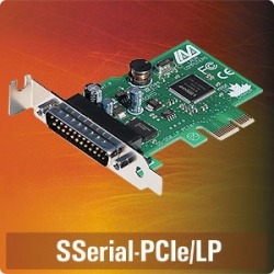 SSerial-PCIe, LP  -  1 port serial, PCIe, low-profile board
