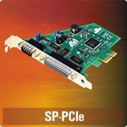 SP-PCIe  -  1 port serial, 1 port parallel, PCIe, fu
