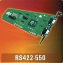 RS422-550  -  2 X RS422, ISA, 9-PIN (F), 16550 UARTS