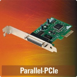 Par-PCIe, LP  -  1 port parallel PCIe, low-profile board
