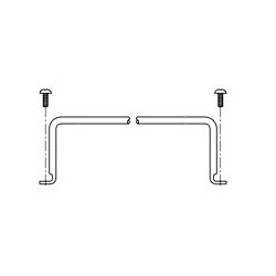N/P : 558301-1  - AMP - Cable Support Bar Aluminio 127 mm