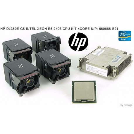 660666-B21  -  HP DL360e Gen8 Intel© Xeon© E5-2403 (1.8